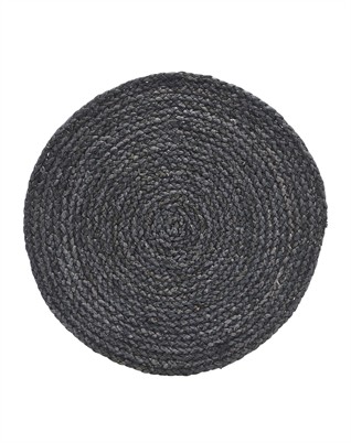 Dækkeserviet Circle - Grey/Blue